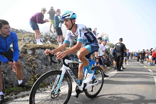 05-09-2025 Vuelta A Espana; Tappa 13 Cabezon De La Sal - Alto De L angliru; 2025, Bahrain - Victorious; Tiberi, Antonio; Alto De L angliru; 