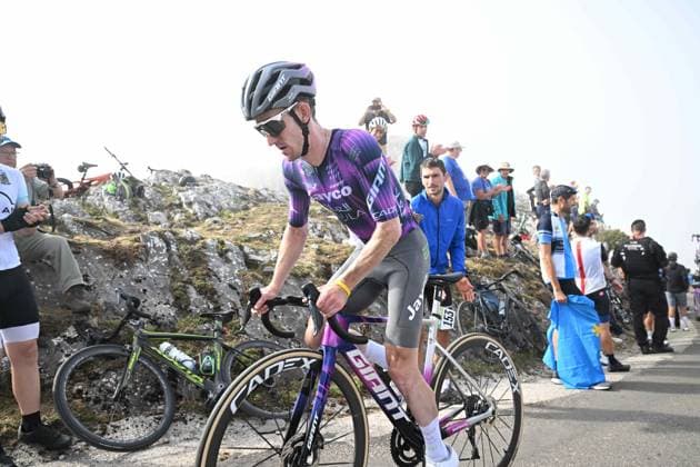 05-09-2025 Vuelta A Espana; Tappa 13 Cabezon De La Sal - Alto De L angliru; 2025, Jayco - Alula; Dunbar, Eddie; Alto De L angliru; 