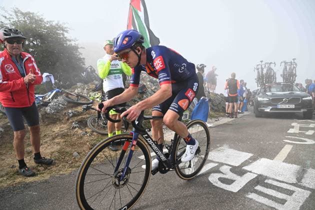 05-09-2025 Vuelta A Espana; Tappa 13 Cabezon De La Sal - Alto De L angliru; 2025, Picnic - Postnl; Vermaercke, Kevin; Alto De L angliru; 