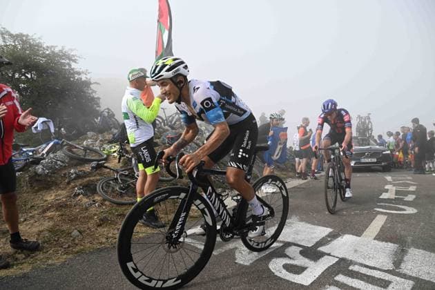 05-09-2025 Vuelta A Espana; Tappa 13 Cabezon De La Sal - Alto De L angliru; 2025, Movistar; Cepeda, Jefferson; Alto De L angliru; 