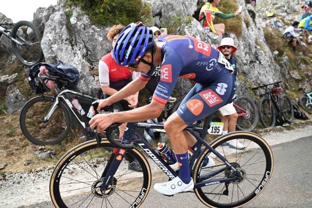 05-09-2025 Vuelta A Espana; Tappa 13 Cabezon De La Sal - Alto De L angliru; 2025, Picnic - Postnl; Martinez, Juan; Alto De L angliru; 