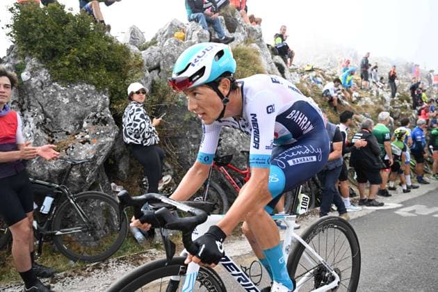 05-09-2025 Vuelta A Espana; Tappa 13 Cabezon De La Sal - Alto De L angliru; 2025, Bahrain - Victorious; Traeen, Torstein; Alto De L angliru; 