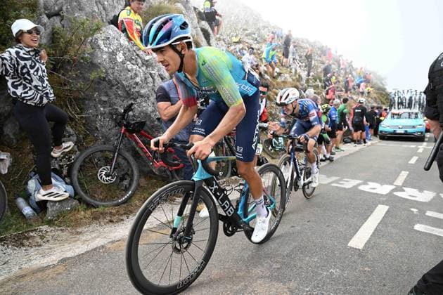 05-09-2025 Vuelta A Espana; Tappa 13 Cabezon De La Sal - Alto De L angliru; 2025, Xds - Astana; Tejada Canacue, Harold Alfonso; Alto De L angliru; 