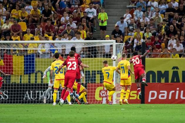 Football, International match, Romania - Canada