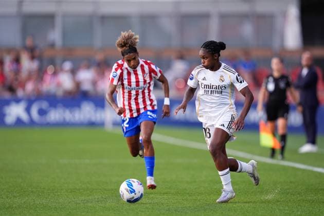 September 5, 2025, Madrid, Madrid, Spain: Linda Caicedo of Real Madrid in action during the Spanish Women League, Liga F, football match played between Atletico de Madrid and Real Madrid at Centro Deportivo Alcala de Henares on September 5, 2025 in Madrid, Spain. Madrid Spain - ZUMAa181 20250905_zaa_a181_018 Copyright: xDennisxAgyemanx