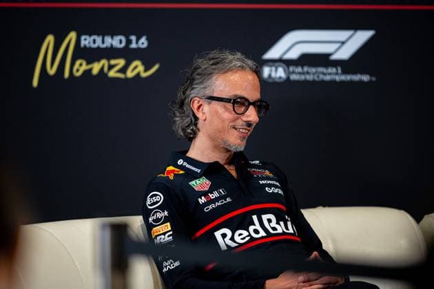 Laurent Mekies Team Principal Oracle Red Bull Racing, France , ITA, Formula 1 World Championship, Italian Grand Prix, Autodromo Nazionale Monza, Practice Day, 2025 season, 05 09 2025 ITA, Formula 1 World Championship, Italian Grand Prix, Autodromo Nazionale Monza, Practice Day, 2025 season, 05 09 2025 Monza Copyright: xEibner-Pressefoto MarcelxFischerx EP_MFI