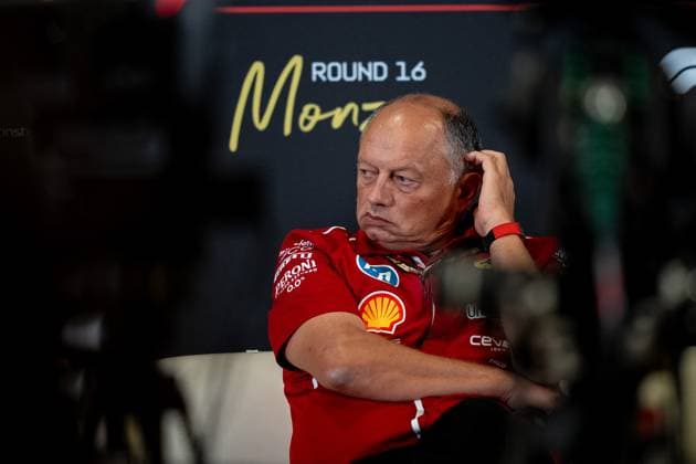 Frederic Vasseur Team Principal Scuderia Ferrari HP, France , ITA, Formula 1 World Championship, Italian Grand Prix, Autodromo Nazionale Monza, Practice Day, 2025 season, 05 09 2025 ITA, Formula 1 World Championship, Italian Grand Prix, Autodromo Nazionale Monza, Practice Day, 2025 season, 05 09 2025 Monza Copyright: xEibner-Pressefoto MarcelxFischerx EP_MFI