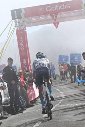 05-09-2025 Vuelta A Espana; Tappa 13 Cabezon De La Sal - Alto De L angliru; 2025, Bahrain - Victorious; Tiberi, Antonio; Alto De L angliru; 