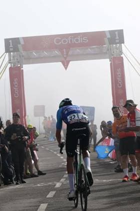05-09-2025 Vuelta A Espana; Tappa 13 Cabezon De La Sal - Alto De L angliru; 2025, Decathlon - Ag2r La Mondiale; Armirail, Bruno; Alto De L angliru; 