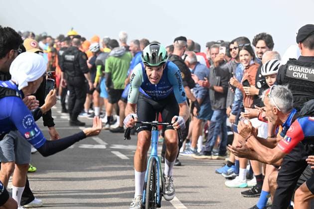 05-09-2025 Vuelta A Espana; Tappa 13 Cabezon De La Sal - Alto De L angliru; 2025, Decathlon - Ag2r La Mondiale; Armirail, Bruno; Alto De L angliru; 
