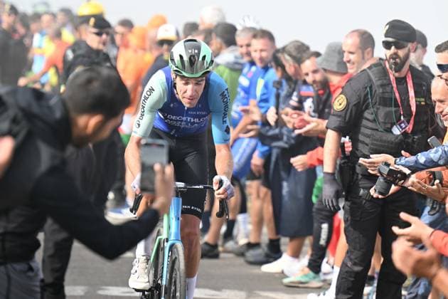 05-09-2025 Vuelta A Espana; Tappa 13 Cabezon De La Sal - Alto De L angliru; 2025, Decathlon - Ag2r La Mondiale; Armirail, Bruno; Alto De L angliru; 