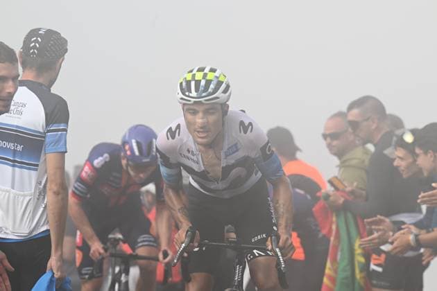 05-09-2025 Vuelta A Espana; Tappa 13 Cabezon De La Sal - Alto De L angliru; 2025, Movistar; Cepeda, Jefferson; Alto De L angliru; 