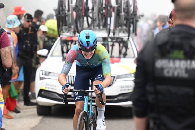 05-09-2025 Vuelta A Espana; Tappa 13 Cabezon De La Sal - Alto De L angliru; 2025, Xds - Astana; Vinokourov, Nicolas; Alto De L angliru; 
