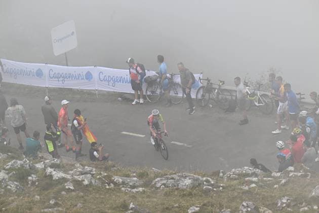 05-09-2025 Vuelta A Espana; Tappa 13 Cabezon De La Sal - Alto De L angliru; 2025, Intermarche - Wanty; Meintjes, Louis; Alto De L angliru; 