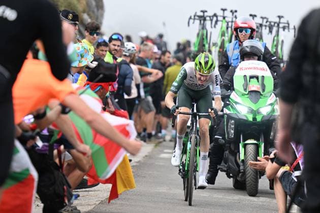 05-09-2025 Vuelta A Espana; Tappa 13 Cabezon De La Sal - Alto De L angliru; 2025, Caja Rural - Seguros Rga; Balderstone, Abel; Alto De L angliru; 