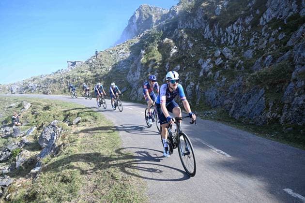 05-09-2025 Vuelta A Espana; Tappa 13 Cabezon De La Sal - Alto De L angliru; 2025, Israel - Premier Tech; Cote, Pier Andre; Alto De L angliru; 