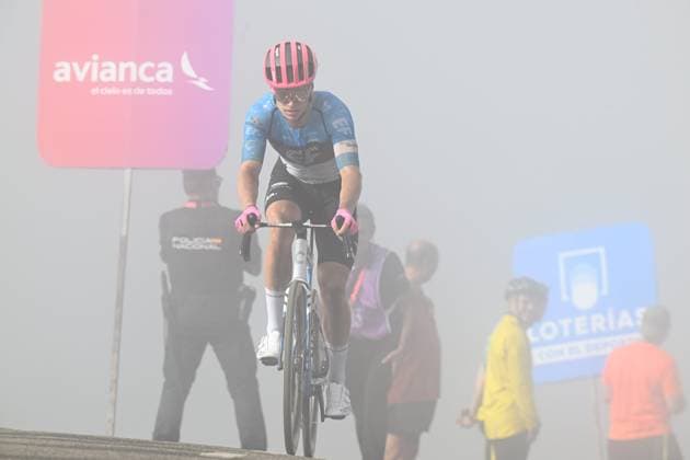 05-09-2025 Vuelta A Espana; Tappa 13 Cabezon De La Sal - Alto De L angliru; 2025, Ef Education - Easypost; Mihkels, Madis; Alto De L angliru; 