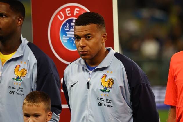 Ukraine v France - FIFA World Cup, WM, Weltmeisterschaft, Fussball 2026 Qualifier Kylian Mbappe plays during the match between Ukraine and France in Wroclaw, Poland, on September 5, 2025, for the European Qualifiers World Cup 2026. Wroclaw Poland  Copyright: xMateuszxBireckix originalFilename:birecki-european250905_npih7.jpg