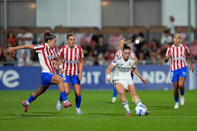 September 5, 2025, Madrid, Madrid, Spain: Eva Navarro of Real Madrid in action during the Spanish Women League, Liga F, football match played between Atletico de Madrid and Real Madrid at Centro Deportivo Alcala de Henares on September 5, 2025 in Madrid, Spain. Madrid Spain - ZUMAa181 20250905_zaa_a181_068 Copyright: xDennisxAgyemanx