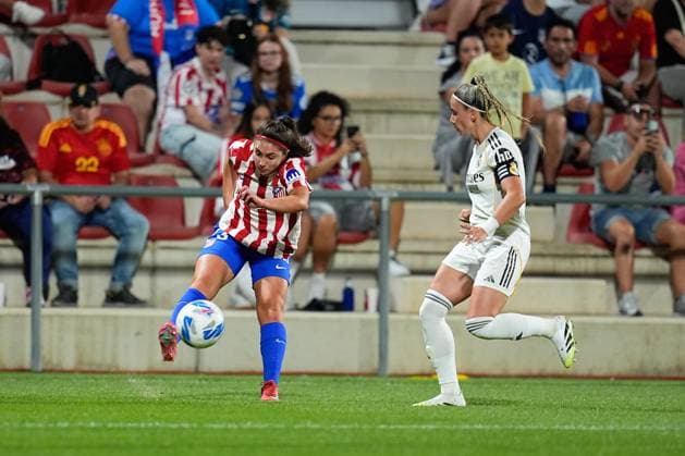 September 5, 2025, Madrid, Madrid, Spain: Alexia Fernandez Diaz of Atletico de Madrid in action during the Spanish Women League, Liga F, football match played between Atletico de Madrid and Real Madrid at Centro Deportivo Alcala de Henares on September 5, 2025 in Madrid, Spain. Madrid Spain - ZUMAa181 20250905_zaa_a181_076 Copyright: xDennisxAgyemanx