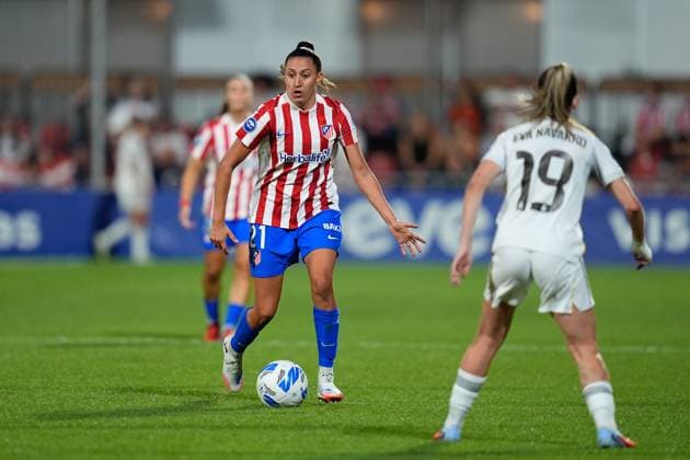September 5, 2025, Madrid, Madrid, Spain: Fiamma Benitez of Atletico de Madrid in action during the Spanish Women League, Liga F, football match played between Atletico de Madrid and Real Madrid at Centro Deportivo Alcala de Henares on September 5, 2025 in Madrid, Spain. Madrid Spain - ZUMAa181 20250905_zaa_a181_085 Copyright: xDennisxAgyemanx