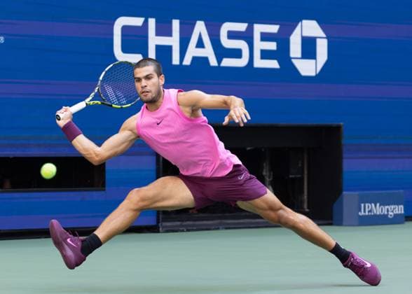 Carlos Alcaraz ESP , US Open Championships 2023, USTA Billie Jean King National Tennis Center, Flushing Meadows, New York, USA Copyright: xJuergenxHasenkopfx