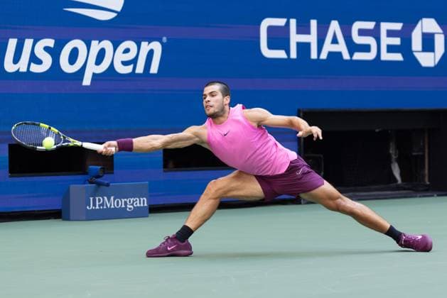 Carlos Alcaraz ESP , US Open Championships 2023, USTA Billie Jean King National Tennis Center, Flushing Meadows, New York, USA Copyright: xJuergenxHasenkopfx