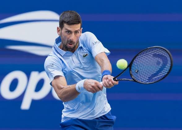 Novak Djokovic SRB , US Open Championships 2023, USTA Billie Jean King National Tennis Center, Flushing Meadows, New York, USA Copyright: xJuergenxHasenkopfx