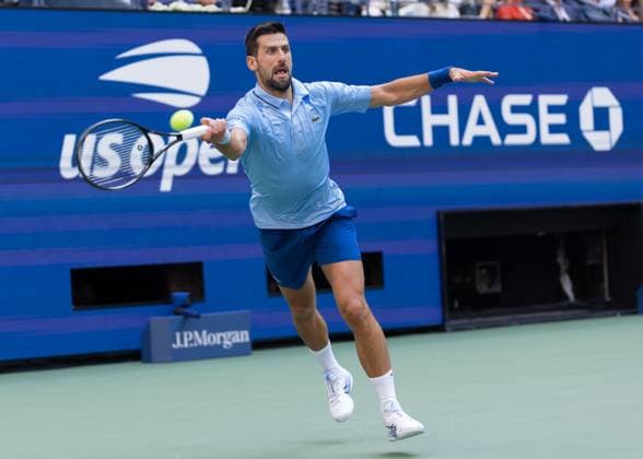 Novak Djokovic SRB , US Open Championships 2023, USTA Billie Jean King National Tennis Center, Flushing Meadows, New York, USA Copyright: xJuergenxHasenkopfx