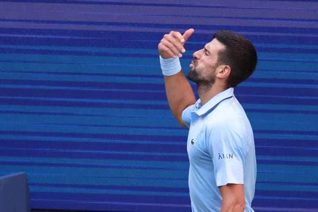 September 5, 2025, New York City, New York, United States: NOVAK DJOKOVIC of Serbia during the match against C. Alcaraz of Spain in the semifinal of US Open 2025 at the USTA Billie Jean King National Tennis Center. Queens, New York City. New York City United States - ZUMAc278 20250905_zsp_c278_032 Copyright: xMarcinxCholewinskix