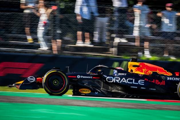 2025 Formula One Italian Grand Prix in Monza - 05 Sep Max Verstappen of the Netherlands and Oracle Red Bull Racing during Free Practice 2 Formula One Italian Grand Prix. Monza Italy Copyright: xJayxHiranox xSOPAxImagesx 2025 F1 Italian GP 557835