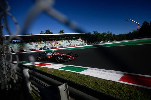 September 5, 2025, Piombino, Piombino, Italy: 44 Lewis Hamilton Of The Team Scuderia Ferrari HP, Ferrari SF-25,They Face Practice Session,During Fia Formula One World Championship, WM, Weltmeisterschaft Formula 1 Pirelli Gran Premio d Italia 2025, 05 September, In Monza,Italy Piombino Italy - ZUMAb336 20250905_zsp_b336_004 Copyright: xLucaxBarsalix