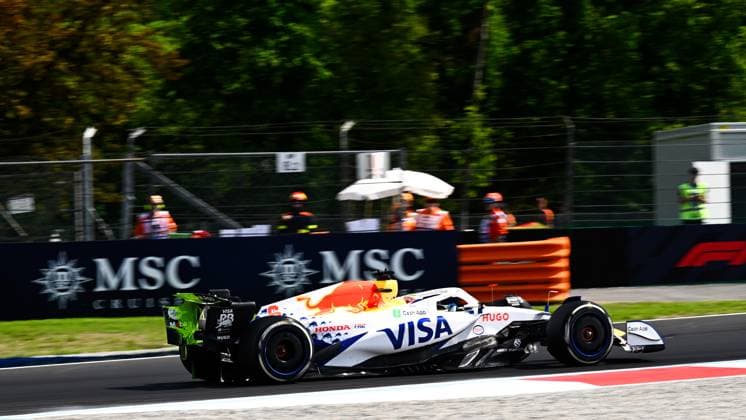 September 5, 2025, Piombino, Piombino, Italy: 6 Isack Hadjar Of The Team Visa Cash App Racing Bulls Formula One Team, Honda RBPT,They Face Practice Session,During Fia Formula One World Championship, WM, Weltmeisterschaft Formula 1 Pirelli Gran Premio d Italia 2025, 05 September, In Monza,Italy Piombino Italy - ZUMAb336 20250905_zsp_b336_046 Copyright: xLucaxBarsalix