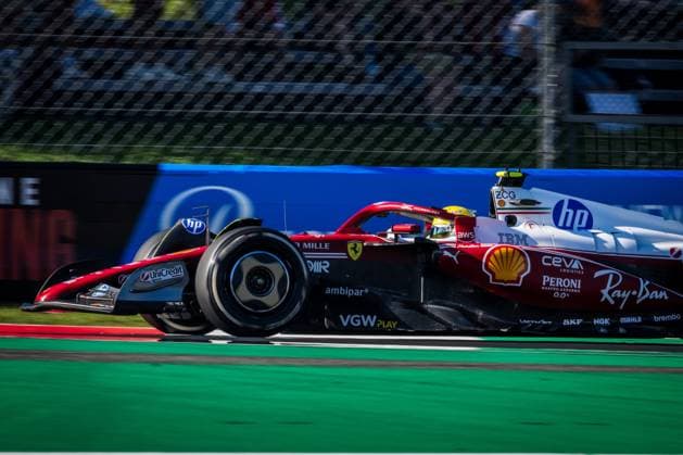 September 5, 2025, Monza, Italy: Lewis Hamilton of Great Britain and Scuderia Ferrari during Free Practice 2 Formula One Italian Grand Prix. Monza Italy - ZUMAs197 20250905_aaa_s197_250 Copyright: xJayxHiranox