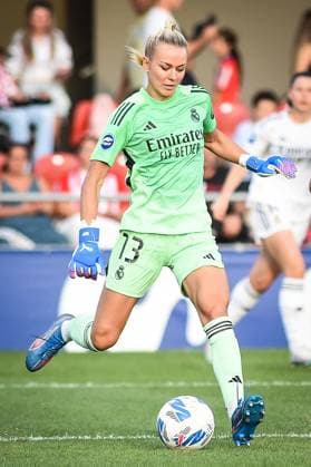 September 5, 2025, Alcala De Henares, Spain, Spain: Merle FROHMS of Real Madrid during the Liga F match between Atletico Madrid Femenino and Real Madrid Femenino at Centro Deportivo Wanda on September 05, 2025 in Alcala de Henares near Madrid, Spain. Alcala De Henares Spain - ZUMAm308 20250905_zsp_m308_040 Copyright: xMatthieuxMirvillex