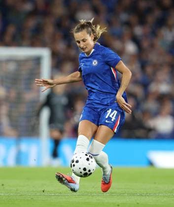 . - Chelsea Women v Manchester City Women, Women™s Super League, Stamford Bridge Stadium, London, England. - 5th September 2025. (C) Daniel Weir Crystal Pix Nathalie Bjorn of Chelsea Women. - Chelsea Women v Manchester City Women, Women™s Super League, Stamford Bridge Stadium, London, England. - 5th September 2025. (C) Daniel Weir Crystal Pix London Stamford Bridge Stadium United Kingdom Copyright: xDanielxWeirx CP_Chelsea_Women_Manchester_City_Women_125