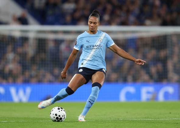 . - Chelsea Women v Manchester City Women, Women™s Super League, Stamford Bridge Stadium, London, England. - 5th September 2025. (C) Daniel Weir Crystal Pix Jade Rose of Manchester City Women. - Chelsea Women v Manchester City Women, Women™s Super League, Stamford Bridge Stadium, London, England. - 5th September 2025. (C) Daniel Weir Crystal Pix London Stamford Bridge Stadium United Kingdom Copyright: xDanielxWeirx CP_Chelsea_Women_Manchester_City_Women_143