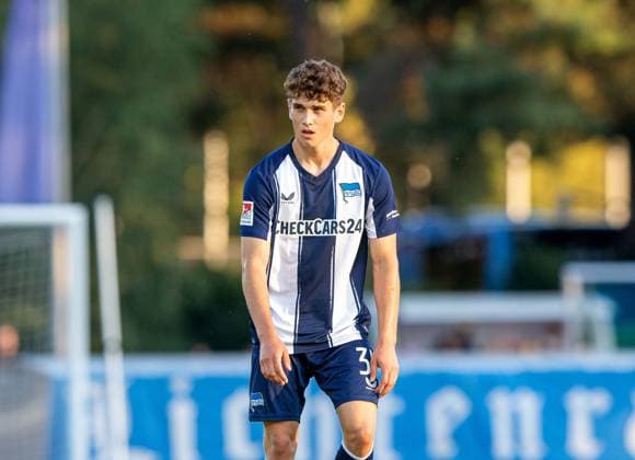 Soccer, Men, Season 2025 26, Test match, FC Hertha 03 Zehlendorf Hertha BSC, Janne Berner Hertha BSC , 05 09 2025, Copyright: xSebastianxRäppold MatthiasxKochx