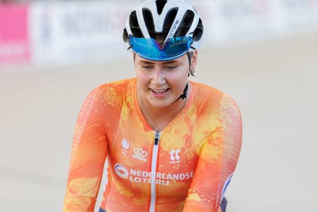 Yuli van der Molen NED , 05 09 2025, Erfurt Germany , Track Cycling, Stand-up and Derny European Championships 2025 xprx