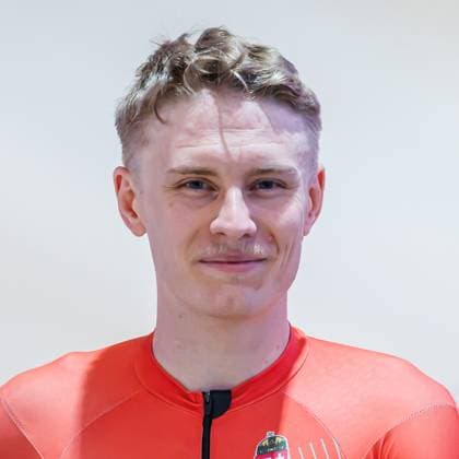 Viktor Filutas HUN wins the 2nd preliminary heat of the stayers, 05 09 2025, Erfurt Germany , Track Cycling, Stayers and Derny European Championships 2025 xprx