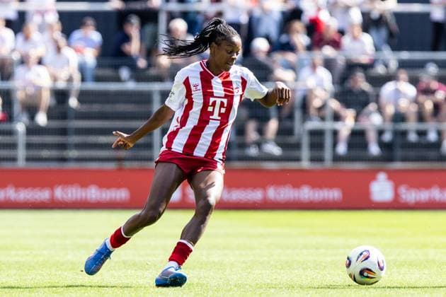 Google Pixel Women Bundesliga 1 FC Cologne Women RB Leipzig Women 06 09 2025 Lydia Andrade 1 FC Cologne Women, 17 Google Pixel Women Bundesliga 1 FC Cologne Women RB Leipzig Women Franz Kremer Stadium, Cologne 06 09 2025 Copyright: xBEAUTIFULxSPORTS Buriakovx