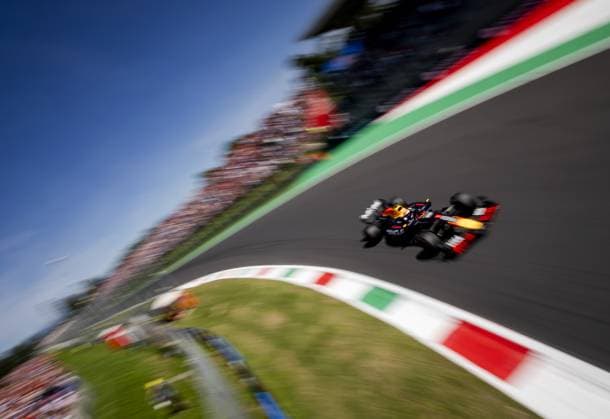 MONZA - Max Verstappen (Red Bull Racing) during the third free practice session prior to the Italian F1 Grand Prix at the Monza Circuit. ANP SEM VAN DER WAL xVIxANPxSportx xxANPxIVx 535170352 originalFilename: 535170352.jpg