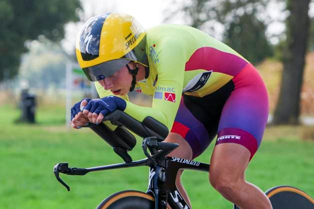 Lorena Wiebes Team SD Worx Protime during the Stage 5 Doetinchem Westendorp ITT of the Simac Ladies Tour 2025 on September 6, 2025 in Doetinchem, Netherlands Photo by Wart Brinkerhof Marcel ter Bals DeFodi Images