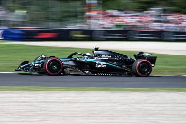 Andrea Kimi Antonelli (ITA) driving for Mercedes-AMG Petronas Formula One Team during free practice of F1 GP of Italy at Monza Circuit on September 6, 2025 in Monza, Italy. during Pirelli Gran Premio d Italia 2025, Formula 1 Championship in Monza, Italy, September 06 2025  Copyright: xFedericoxManoni IPAxSportx xipa-agency.netx xx IPA_64300977 IPA_Agency_IPA64300977
