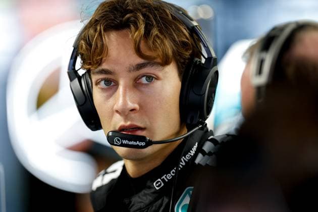 63 George Russell GBR, Mercedes AMG Petronas F1 Team , F1 Grand Prix of Italy at Autodromo Nazionale Monza on September 6, 2025 in Monza, Italy Photo by HOCH ZWEI Monza Italy