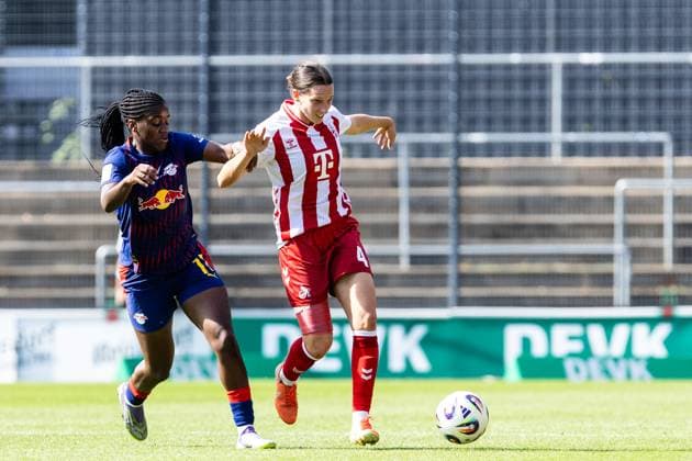 Google Pixel Women Bundesliga 1 FC Cologne Women RB Leipzig Women 06 09 2025 Sara Agrez 1 FC Cologne Women, 4 , Dilice Boboy RB Leipzig Women, 17 Google Pixel Women Bundesliga 1 FC Cologne Women RB Leipzig Women Franz Kremer Stadion, Cologne 06 09 2025 Copyright: xBEAUTIFULxSPORTS Buriakovx