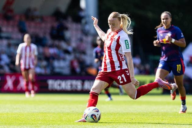 Google Pixel Women Bundesliga 1 FC Köln Women RB Leipzig Women 06 09 2025 Anna Gerhard 1 FC Köln Women, 21 Google Pixel Women Bundesliga 1 FC Köln Women RB Leipzig Women Franz Kremer Stadium, Cologne 06 09 2025 Copyright: xBEAUTIFULxSPORTS Buriakovx