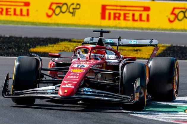 Charles Leclerc Scuderia Ferrari HP F1 Team, Monaco, 16 in SF 25, ITA, Formula 1 World Championship, Italian Grand Prix, Autodromo Nazionale Monza, Qualifying Day, 2025 season, 06 09 2025 ITA, Formula 1 World Championship, Italian Grand Prix, Autodromo Nazionale Monza, Qualifying Day, 2025 season, 06 09 2025 Monza Copyright: xEibner-Pressefoto MarcelxFischerx EP_MFI