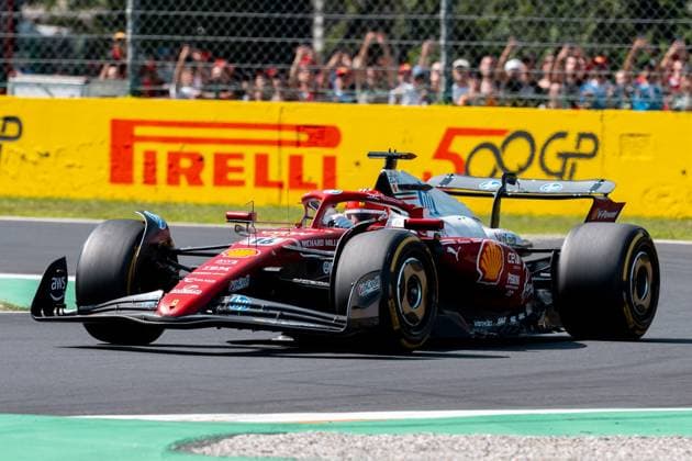 Charles Leclerc Scuderia Ferrari HP F1 Team, Monaco, 16 in SF 25, ITA, Formula 1 World Championship, Italian Grand Prix, Autodromo Nazionale Monza, Qualifying Day, 2025 season, 06 09 2025 ITA, Formula 1 World Championship, Italian Grand Prix, Autodromo Nazionale Monza, Qualifying Day, 2025 season, 06 09 2025 Monza Copyright: xEibner-Pressefoto MarcelxFischerx EP_MFI