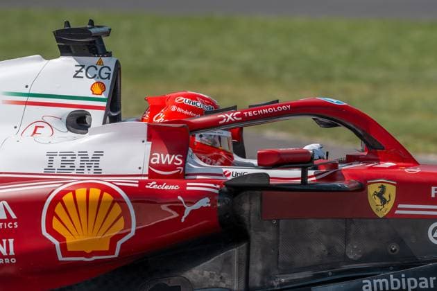Charles Leclerc Scuderia Ferrari HP F1 Team, Monaco, 16 in SF 25, ITA, Formula 1 World Championship, Italian Grand Prix, Autodromo Nazionale Monza, Qualifying Day, 2025 season, 06 09 2025 ITA, Formula 1 World Championship, Italian Grand Prix, Autodromo Nazionale Monza, Qualifying Day, 2025 season, 06 09 2025 Monza Copyright: xEibner-Pressefoto MarcelxFischerx EP_MFI